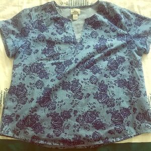 Levi’s floral top.